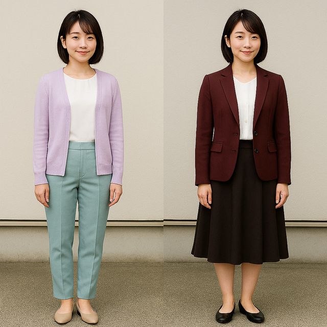 【女性・春/秋コーデ】
