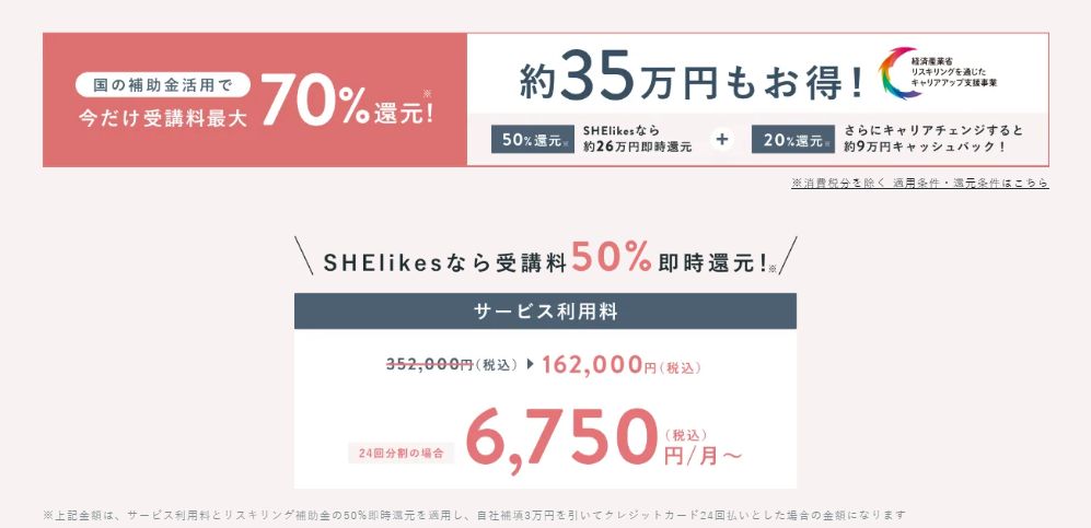シーライクスの給付金